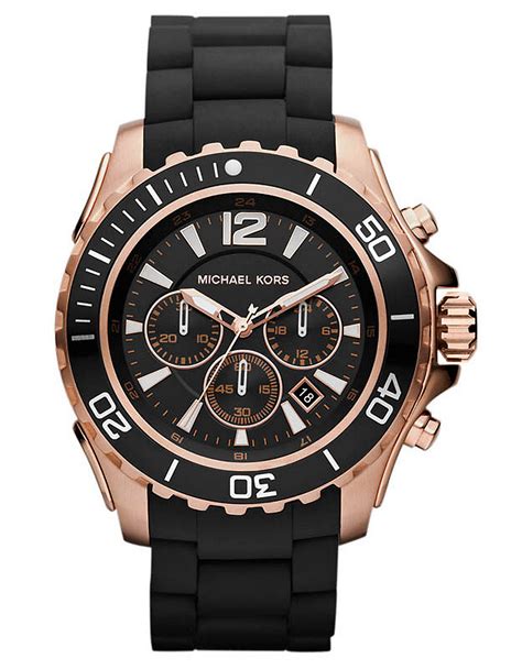 michael kors men's rubber watch|Michael Kors Watch men price.